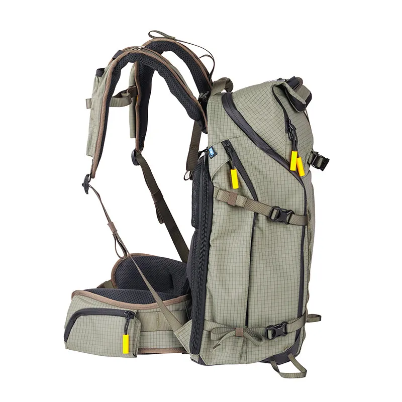 VEO Active 49 Khaki-Green Camera Backpack w/ USB Charger Connection