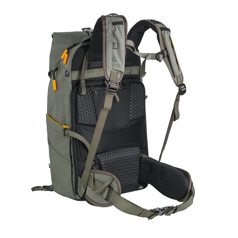 VEO Active 53 Khaki-Green Camera Backpack w/ USB Charger Connection