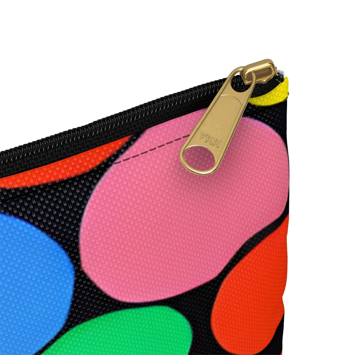 Vibrant Polka Dot Makeup Pouch: Organize with Style!