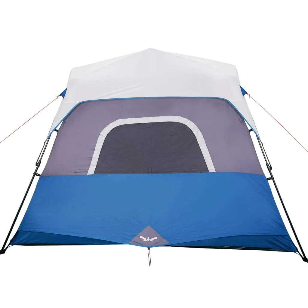 vidaXL Family Tent with LED 6-Person Light Green Quick Release