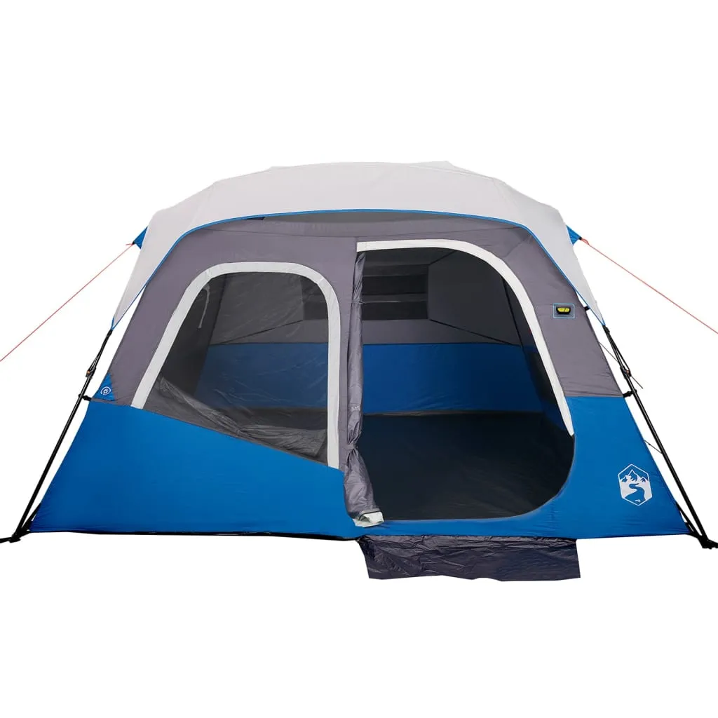 vidaXL Family Tent with LED 6-Person Light Green Quick Release