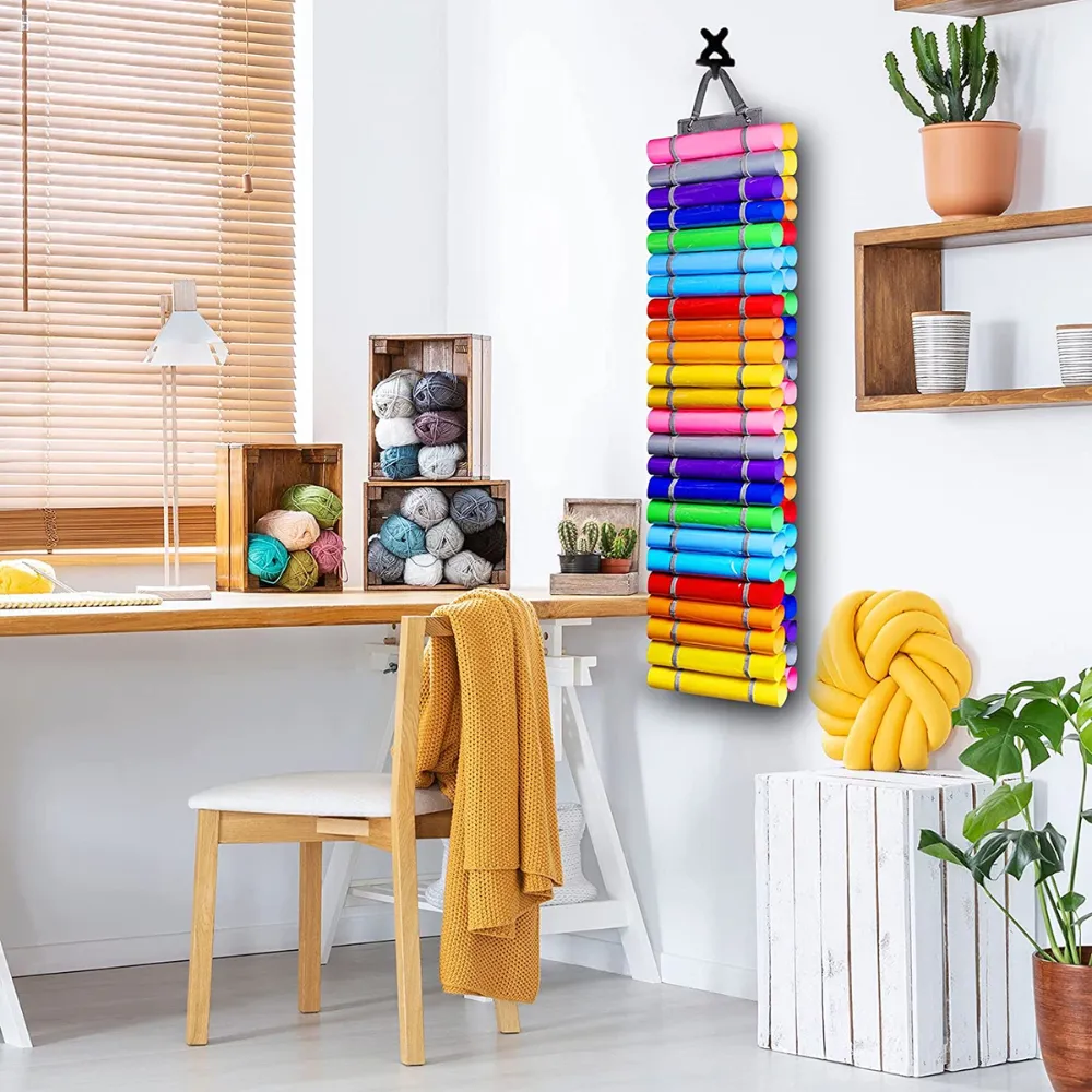 Vinyl Hanging Organizer Storage Roll Holder