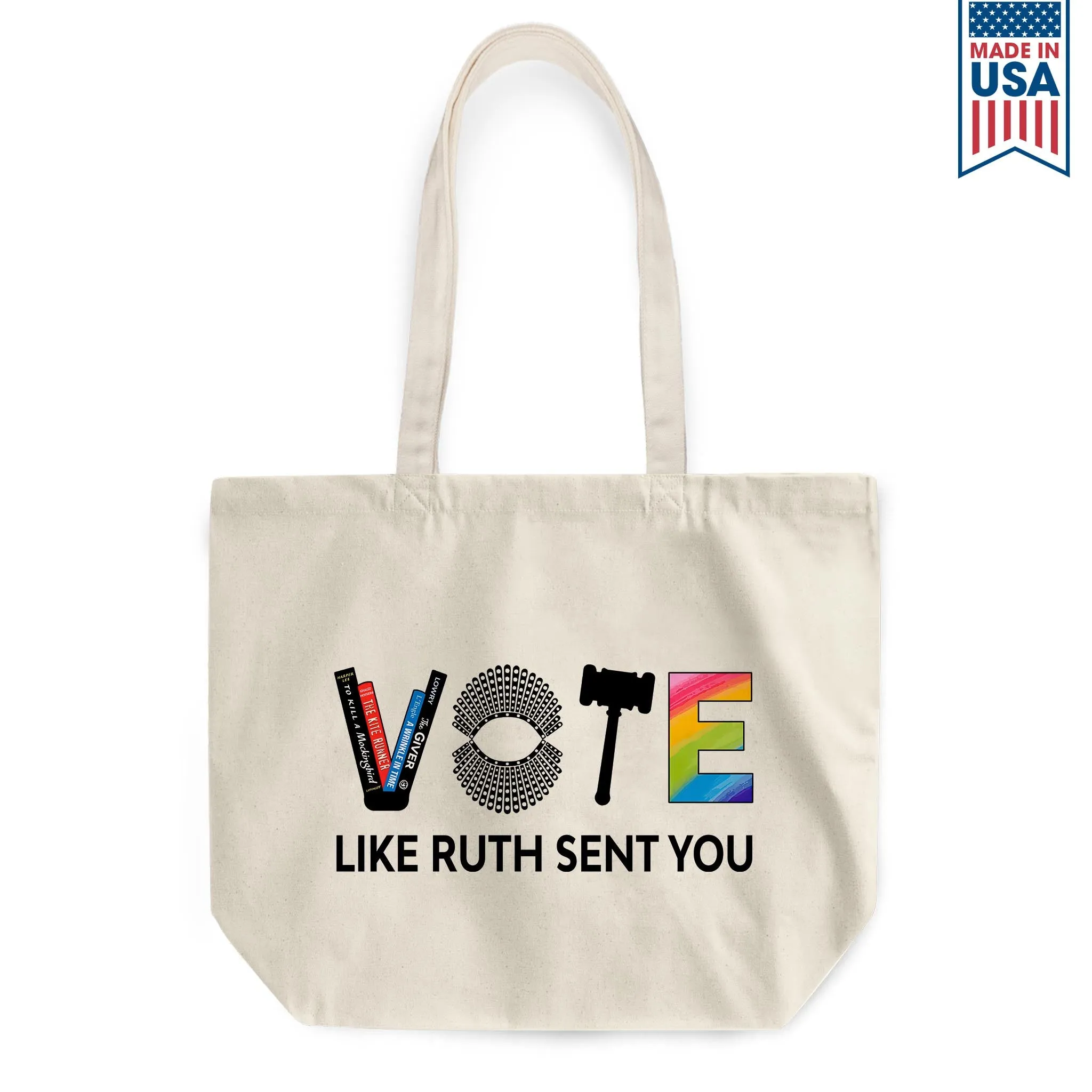 Vote Like Ruth Sent You Tote Bag TBW401