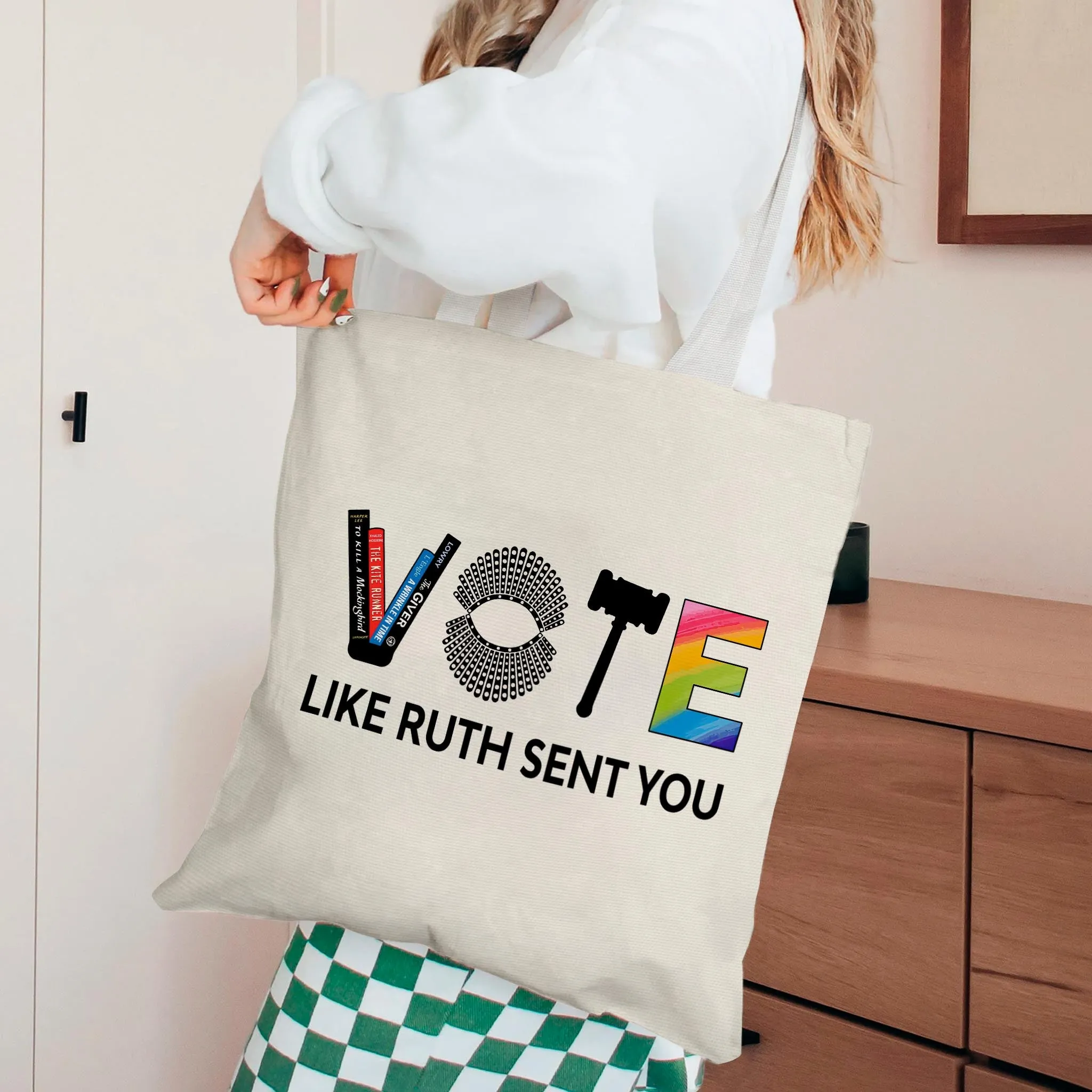 Vote Like Ruth Sent You Tote Bag TBW401