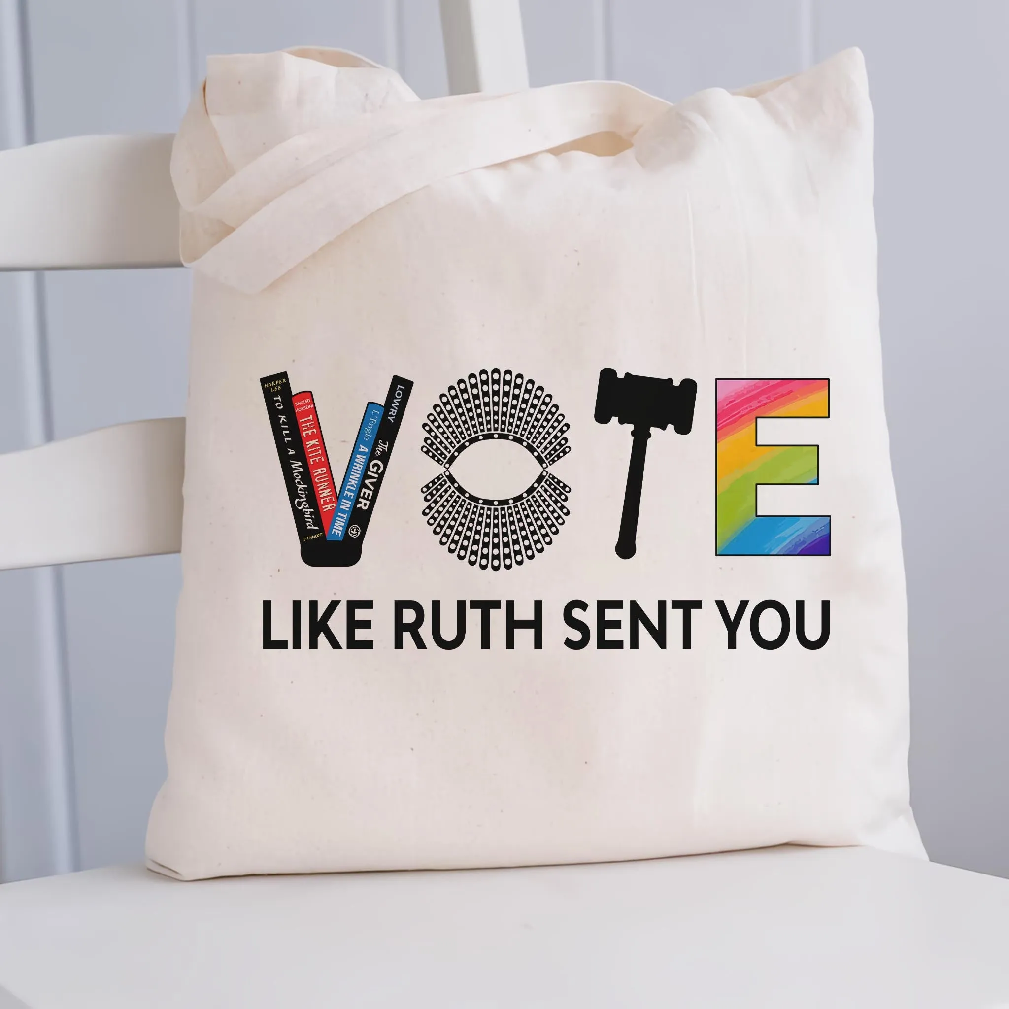 Vote Like Ruth Sent You Tote Bag TBW401