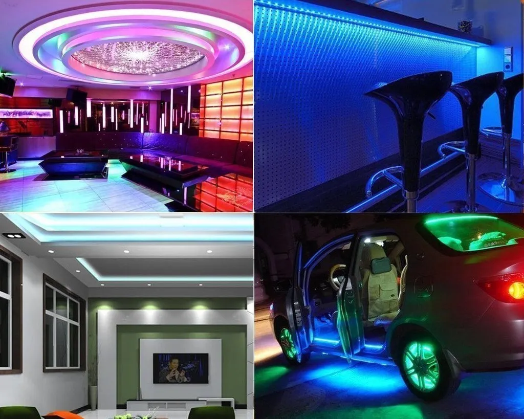 Waterproof IP65 RGB Colour Changing Strip Light - Low Voltage