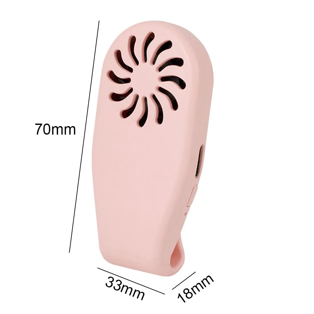 Wearable Clip-On Face Mask Fan