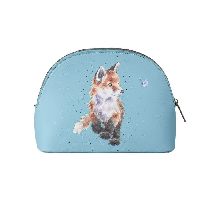 Wrendale Born to be Wild Fox Medium Cosmetic Bag