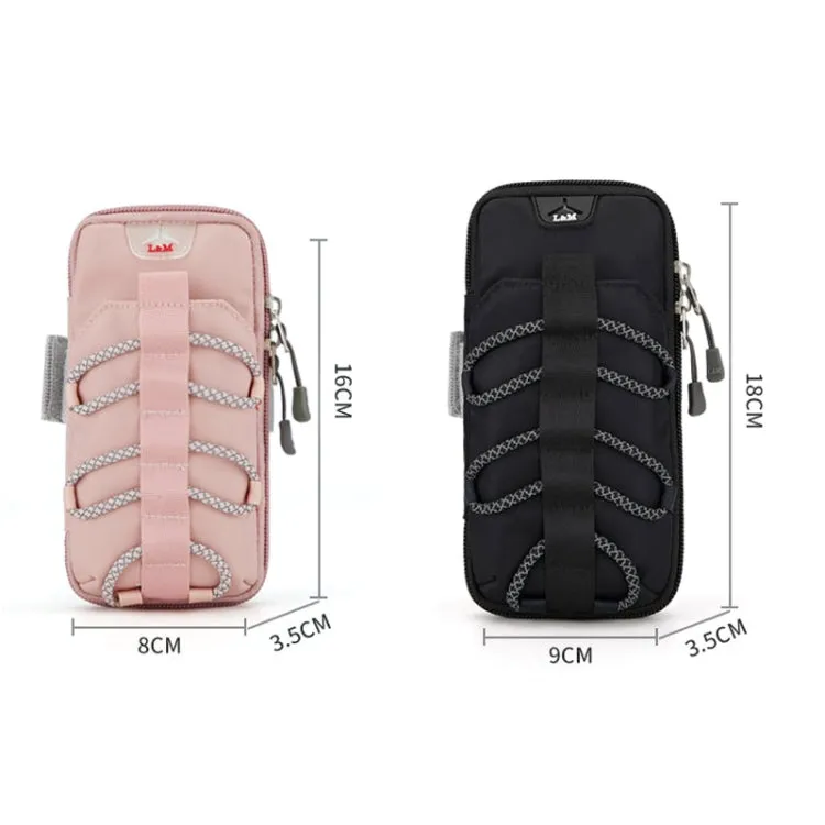 X3012 Outdoor Sports Running Waterproof Mobile Phone Arm Bag(Pink)