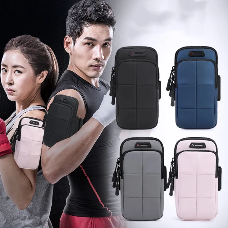 X3022 Sports Running Mobile Phone Arm Bag Fitness Waterproof Wrist Bag(Black)