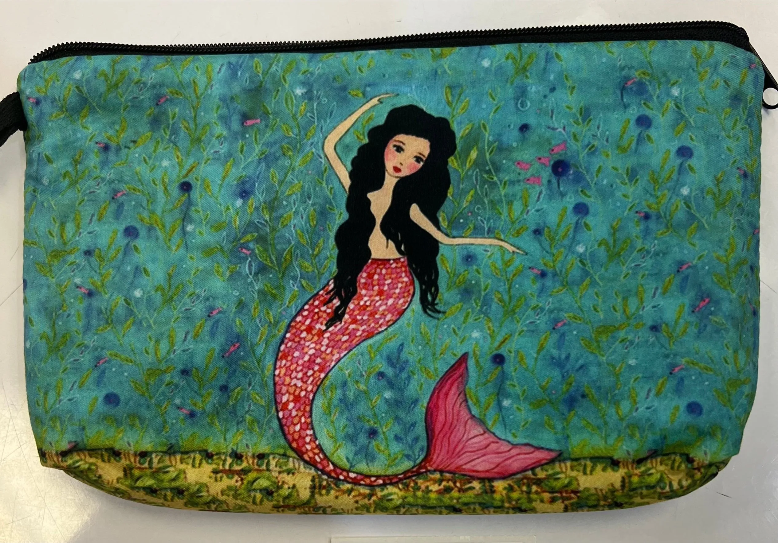 Zippered Pouch - Mermaid- $10